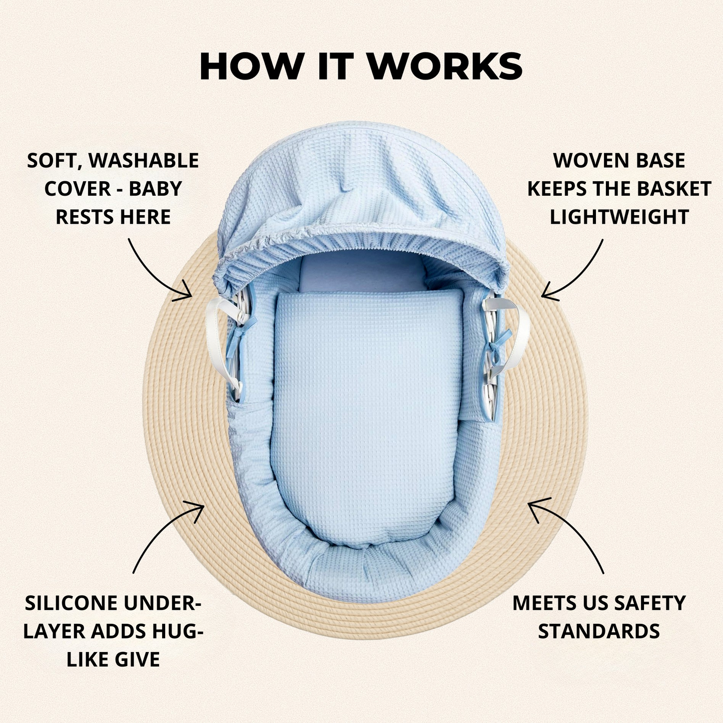 Mother’s Touch Moses Basket